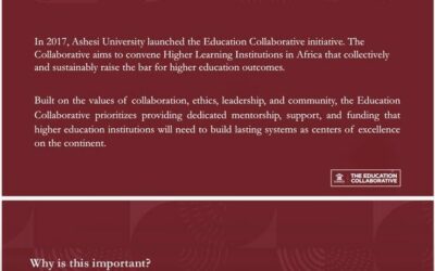 Ashesi University’s Education Collaborative Mentorship Program